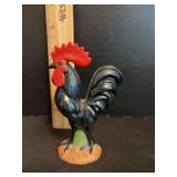 Cast iron hand painted rooster