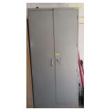 Double door metal cabinet 18x36x78 NO CONTENTS!!!