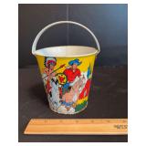 The Ohio Art Co Cowboys & Indians tin pail