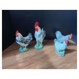 Lefton hens and roosters
