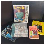 (2) Fiesta reference books, (4) “The Dish” magazines and “Look” magazine advertising page