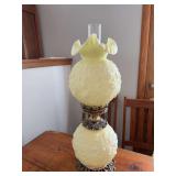 Fenton lamp, approx 24” tall