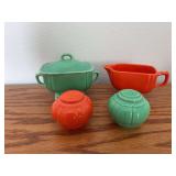 Homer Laughlin China Co cream and sugar, S&P