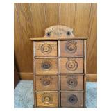 Eight drawer spice cabinet 11x17