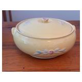 Coors Rosebud Pottery French casserole