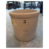 Ruckels 3 gallon crock w turkey drop No ring, but no damage noticed