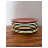 (8) Homer Laughlin China Co Fiesta 9.5” plates