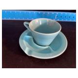 Homer Laughlin China Co Harlequin 6” ashtray saucer w cup