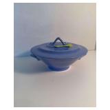 Homer Laughlin China Co Harlequin footed covered casserole 8.5”