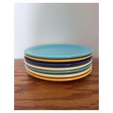 (7) Homer Laughlin China Co Fiesta 9.5” plates