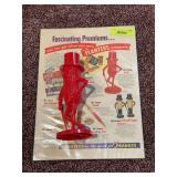 Planters Peanuts advertising and red bank approx 8” tall