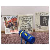 Planters Mr Peanut Thermos and advertising