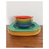 Homer Laughlin China Co Riviera (7) 5” bowls and (4) 8” bowls