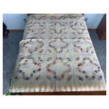 68x76 hand quilted quilt