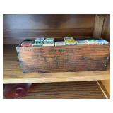 Cloverbloom pasteurized processed cheese box w wooden blocks