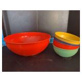 Homer Laughlin China Co Fiesta go along popcorn set