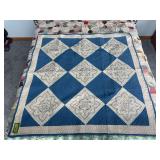 51x51 wall quilt Made from hand quilted, machine pieced quilt