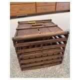 Wooden egg carrier