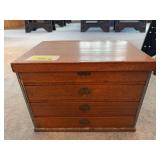 Machinists box w lift lid and 4 drawers 12.5 x 17.5 x 13H