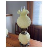 Fenton lamp, approx 24” tall