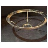 1 Nickel  10" shade ring 3.5" tall, new, stamped Aladdin