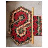 2 machine stitched centerpieces