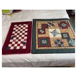 2 centerpieces approx 33x35 and 19x30