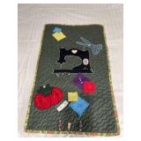 Machine stitched runner 15x24