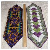 2 Machine stitched runners