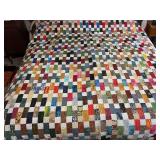 Machine stitched and custom quilted measures 85x97