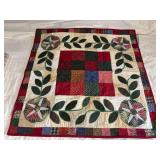 Machine stitched  centerpiece 35x33