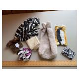 Eyeglass holder, scarf, bag, koozies, wine bag, cc holder