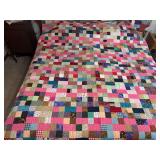 Machine stitched and custom quilted 76x86