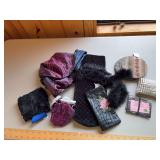 Eyeglass holder, scarf, bag, koozie, wine bag, coasters, cc holder, Kleenex holder