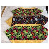 3 Machine stitched reversible centerpieces