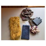 Eyeglass holder, scarf, bag, koozies and wine bag