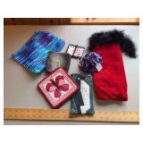 Eyeglass holder, scarf, bag, koozie, coasters, cc holder and wine bag