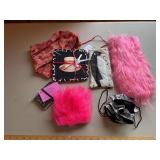 Eyeglass holder, scarf, bag, koozie, coasters, cc holder and wine bag