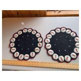 Felted wool table toppers