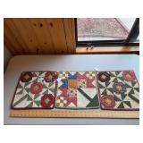 Three large trivets as shown