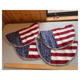 Set of 4 placements as shown