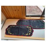 Felted wool table toppers