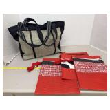 Bag(s) as shown, chilewich material