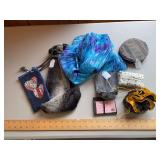 Eyeglass holder, scarf, bag, koozie, wine bag, coasters, cc holder, Kleenex holder
