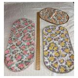 3 Machine stitched runners