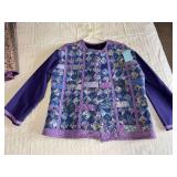 Women’s jacket size M/L machine quilted