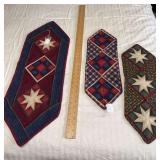 Machine stitched runners