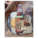 Metal Bud dry advertising sign