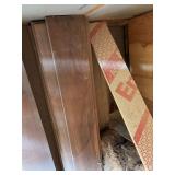 Nine Walnut boards, mostly 1 x 10 and wider approximately 9 foot lengths