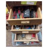 Three drawers of misc tools - see pics